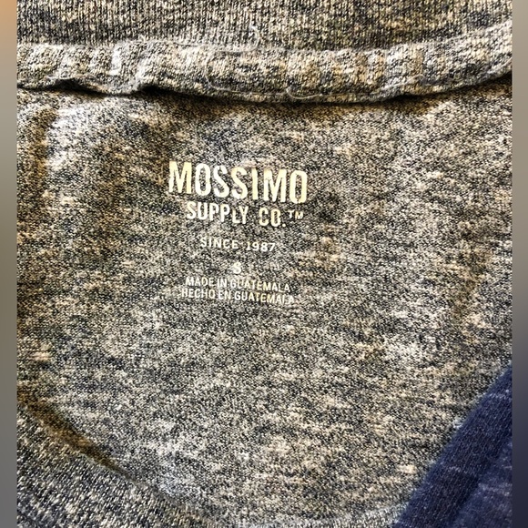 Bundle of 3 Mossimo Small T-Shirts. Grey, Blue & Green - Picture 5 of 7